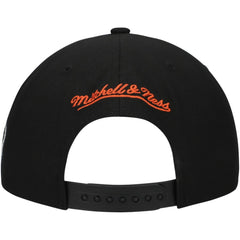 Philadelphia Flyers Mitchell & Ness Core Team Script 2.0 Snapback Hat - Black - NHL