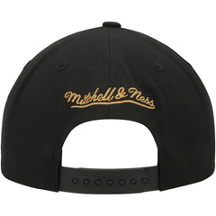Vegas Golden Knights Mitchell & Ness Core Team Script 2.0 Snapback Hat - Black - NHL