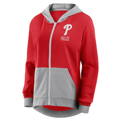 Philadelphia Phillies Fanatics Women's Hit It French Terry Full-Zip Hoodie - MLB