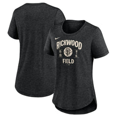 San Francisco Giants Nike Women's 2024 Rickwood Classic Tribute Tri-Blend T-Shirt - MLB