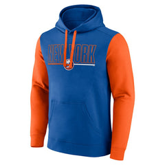 New York Islanders Logo Athletic Deliver Fleece Pullover Hoodie - Royal - NHL
