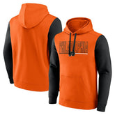 Philadelphia Flyers Logo Athletic Deliver Fleece Pullover Hoodie - Orange - NHL