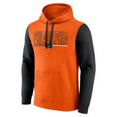 Philadelphia Flyers Logo Athletic Deliver Fleece Pullover Hoodie - Orange - NHL
