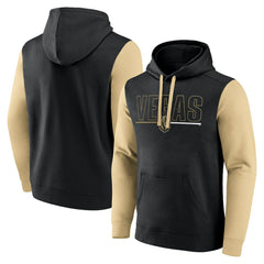 Vegas Golden Knights Logo Athletic Deliver Fleece Pullover Hoodie - Black - NHL