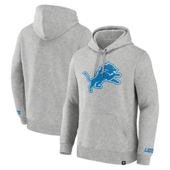 Detroit Lions Legacy Fleece Pullover Hoodie Heather Gray | Fanatics