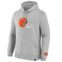 Cleveland Browns Legacy Fleece Pullover Hoodie Heather Gray | Fanatics