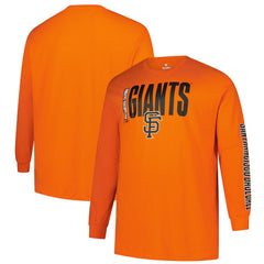 San Francisco Giants Profile Big & Tall Two-Hit Long Sleeve T-Shirt - MLB