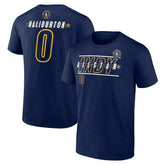 Tyrese Haliburton 2024 NBA All-Star Game Rebound Battle Name & Number T-Shirt Navy - NBA