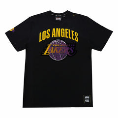 Los Angeles Lakers NBA x Two Hype Unisex Culture & Hoops T-Shirt - Black - NBA