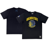 Golden State Warriors NBA x Two Hype Unisex Culture & Hoops T-Shirt - Black - NBA