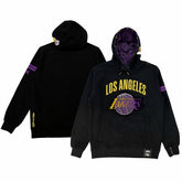 Los Angeles Lakers NBA x Two Hype Unisex Culture & Hoops Heavyweight Pullover Hoodie - Black - NBA