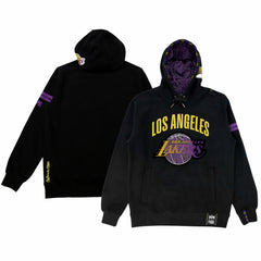 Los Angeles Lakers NBA x Two Hype Unisex Culture & Hoops Heavyweight Pullover Hoodie - Black - NBA