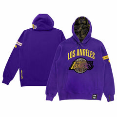 Los Angeles Lakers NBA x Two Hype Unisex Culture & Hoops Heavyweight Pullover Hoodie - Purple - NBA