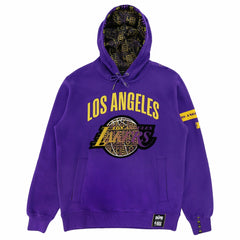 Los Angeles Lakers NBA x Two Hype Unisex Culture & Hoops Heavyweight Pullover Hoodie - Purple - NBA