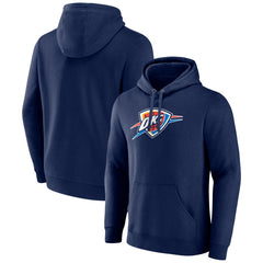 Oklahoma City Thunder Primary Logo Pullover Hoodie Navy - NBA