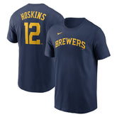 Rhys Hoskins Milwaukee Brewers Nike Fuse Name & Number T-Shirt - MLB