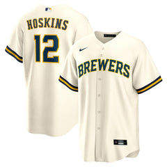Rhys Hoskins Milwaukee Brewers Nike Home Replica Player Jersey - MLB