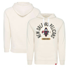 New Orleans Pelicans Sportiqe Unisex Olsen Raglan Tri-Blend Pullover Hoodie Cream - NBA