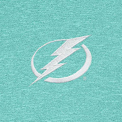 Tampa Bay Lightning Antigua White Logo Hunk Quarter-Zip Pullover - Mint - NHL