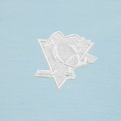 Pittsburgh Penguins Antigua White Logo Bright Quarter-Zip Pullover - Powder Blue - NHL