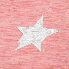 Dallas Stars Antigua White Logo Bright Quarter-Zip Pullover - Coral - NHL