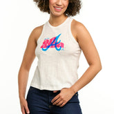 Atlanta Braves Lusso Women's Lourdes Tank Top - MLB