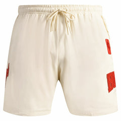 Chicago Bulls Pro Standard Triple Tonal Woven Shorts Cream - NBA