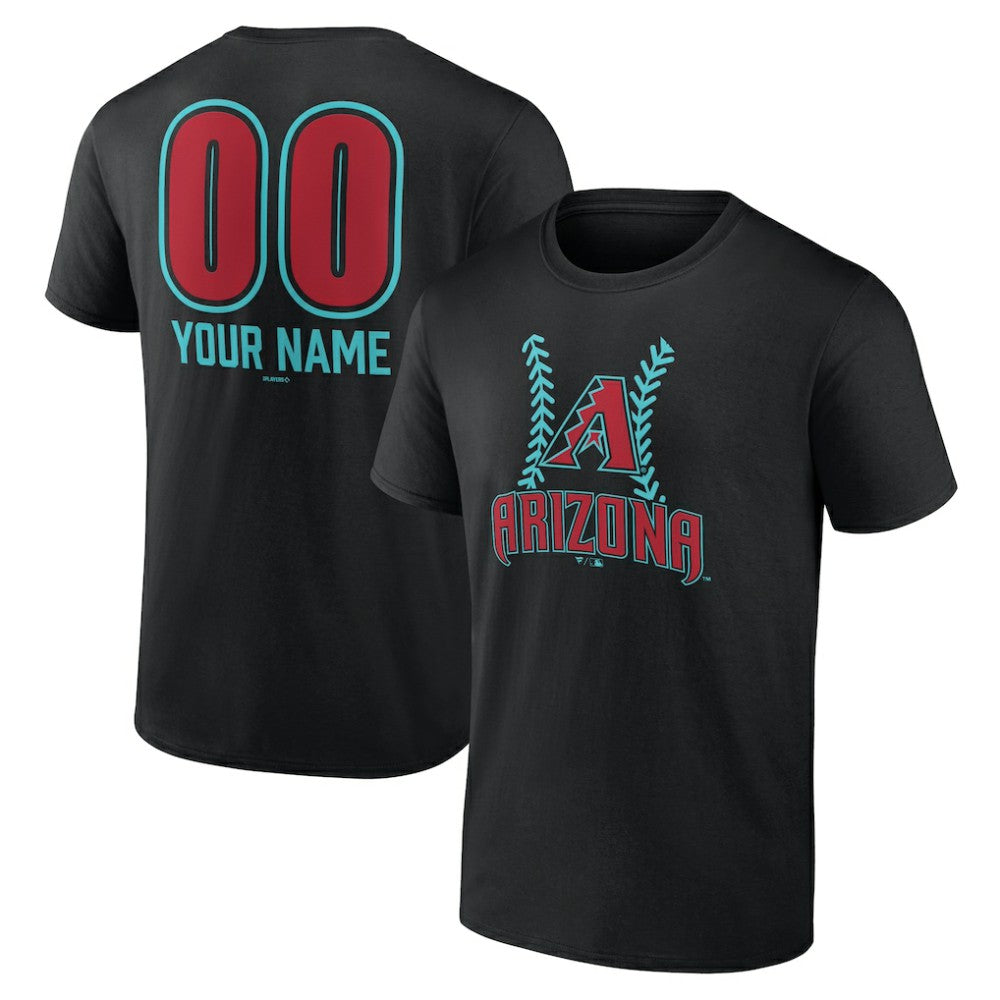 Arizona Diamondbacks Personalized Name & Number Fastball T-Shirt - MLB