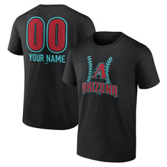 Arizona Diamondbacks Personalized Name & Number Fastball T-Shirt - MLB