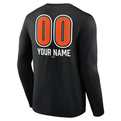 Baltimore Orioles Personalized Name & Number Fastball Long Sleeve T-Shirt - MLB
