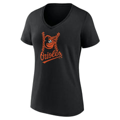 Baltimore Orioles Women's Personalized Name & Number Fastball V-Neck T-Shirt - MLB