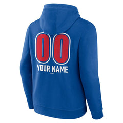 Chicago Cubs Personalized Name & Number Fastball Pullover Hoodie - MLB