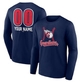Cleveland Guardians Personalized Name & Number Fastball Long Sleeve T-Shirt - MLB