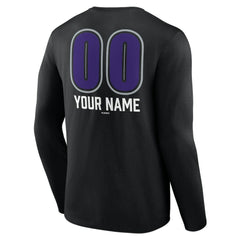 Colorado Rockies Personalized Name & Number Fastball Long Sleeve T-Shirt - MLB