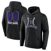 Colorado Rockies Personalized Name & Number Fastball Pullover Hoodie - MLB