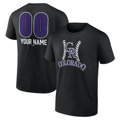 Colorado Rockies Personalized Name & Number Fastball T-Shirt - MLB