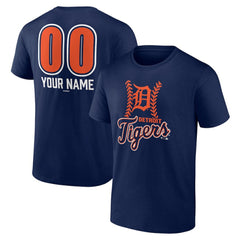 Detroit Tigers Personalized Name & Number Fastball T-Shirt - MLB
