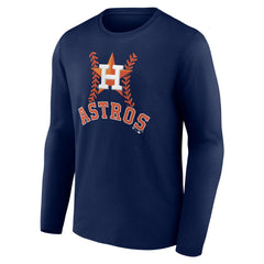 Houston Astros Personalized Name & Number Fastball Long Sleeve T-Shirt - MLB