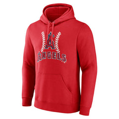 Los Angeles Angels Personalized Name & Number Fastball Pullover Hoodie - MLB