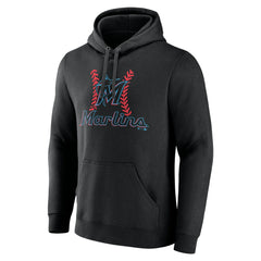 Miami Marlins Personalized Name & Number Fastball Pullover Hoodie - MLB