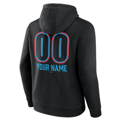 Miami Marlins Personalized Name & Number Fastball Pullover Hoodie - MLB