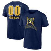 Milwaukee Brewers Personalized Name & Number Fastball T-Shirt - MLB