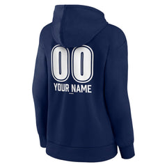 New York Yankees Women's Personalized Name & Number Fastball Pullover Hoodie - MLB