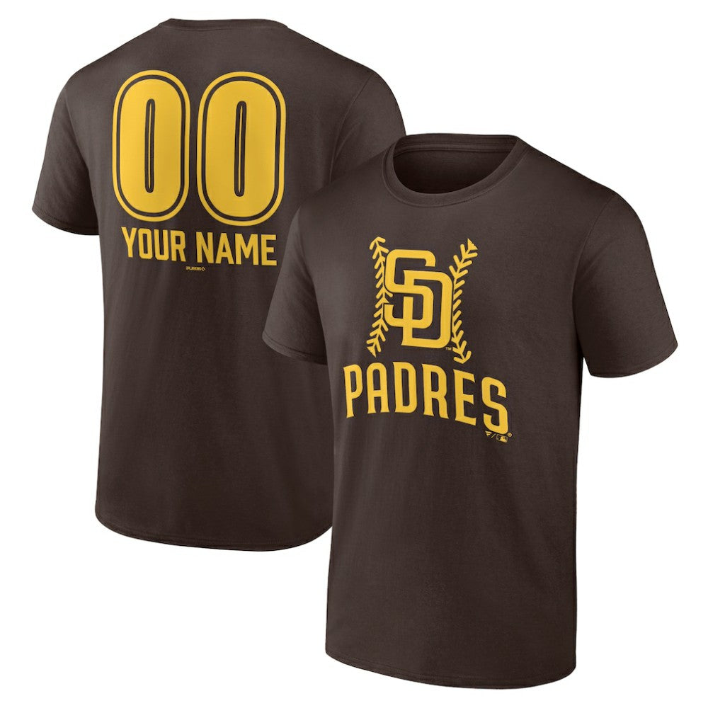 San Diego Padres Personalized Name & Number Fastball T-Shirt - MLB