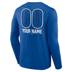 Toronto Blue Jays Personalized Name & Number Fastball Long Sleeve T-Shirt - MLB