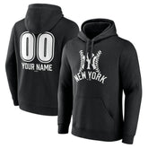 New York Yankees Personalized Name & Number Fastball Pullover Hoodie - MLB