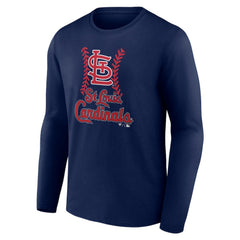 St. Louis Cardinals Personalized Name & Number Fastball Long Sleeve T-Shirt - MLB
