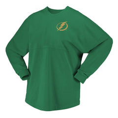 Tampa Bay Lightning Fanatics Women's St. Patrick's Day Spirit Jersey T-Shirt - Kelly Green - NHL