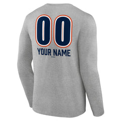 Houston Astros Personalized Name & Number Fastball Long Sleeve T-Shirt - MLB