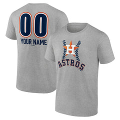 Houston Astros Personalized Name & Number Fastball T-Shirt - MLB